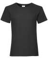 SS79B SS005 Girls Valueweight T Black colour image
